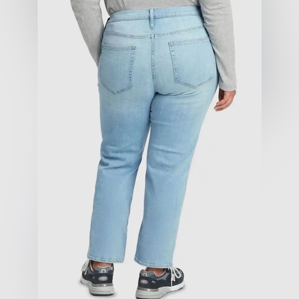 Chico's Light Blue Straight Leg Jeans - Picture 2 of 10